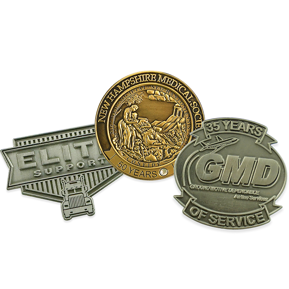 Die struck pin