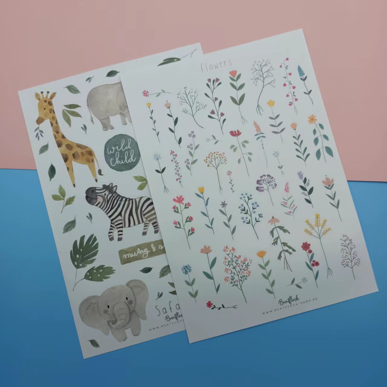 Synthetic paper sticker