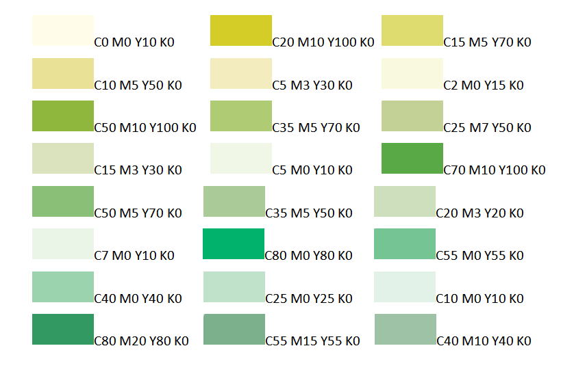 color chart.5