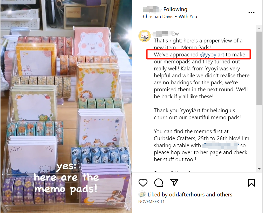 memo pads